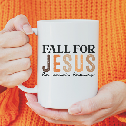 Fall for Jesus Mugs