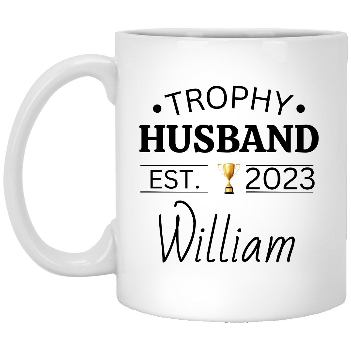 Personalized Trophy Husband Mug