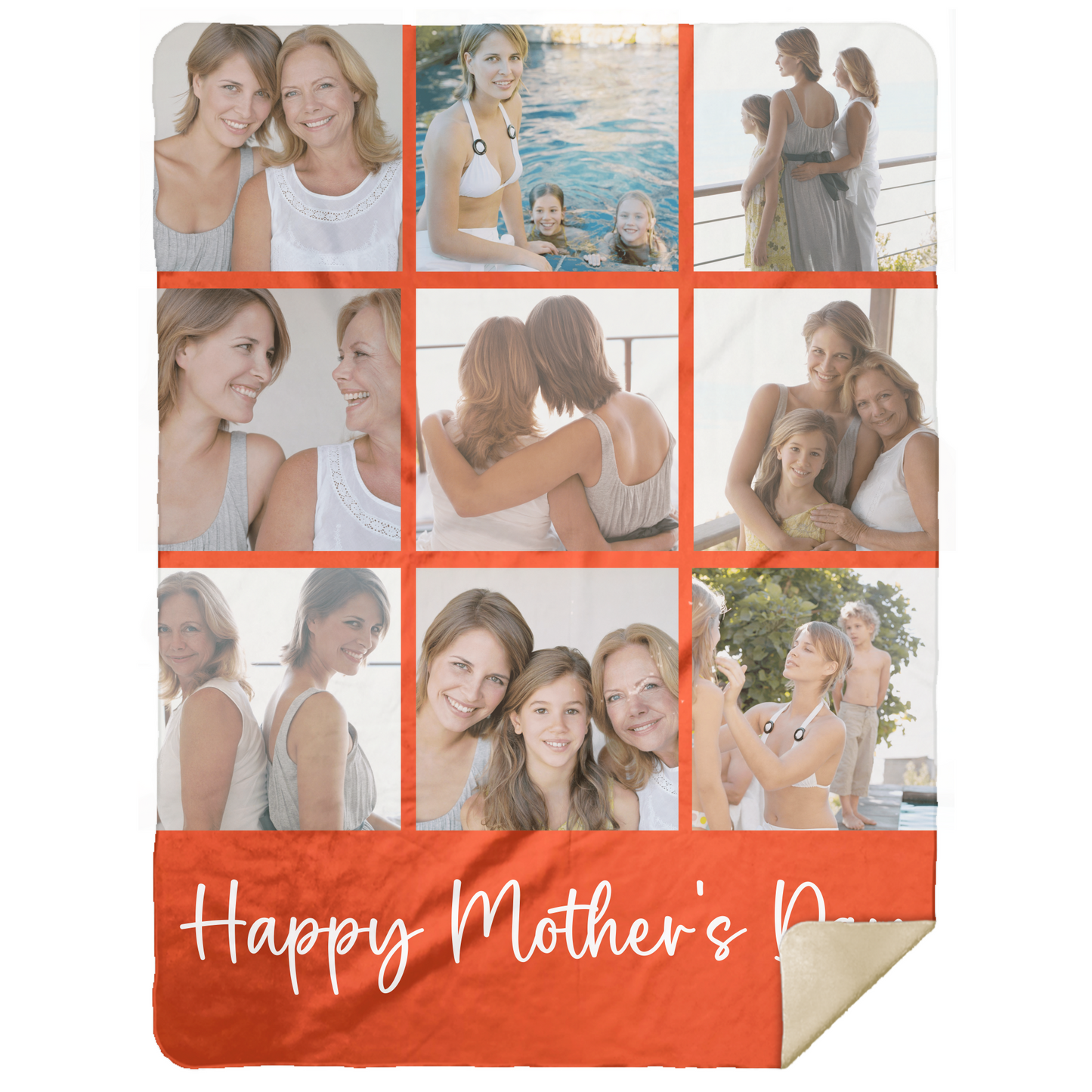 Custom Photo Blanket with Text – Personalized Gift for Anniversaries, Memorials, Couples & More