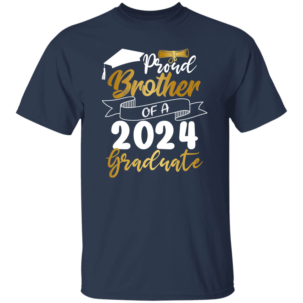 Proud Sister Brother Graduation T-Shirt 2024