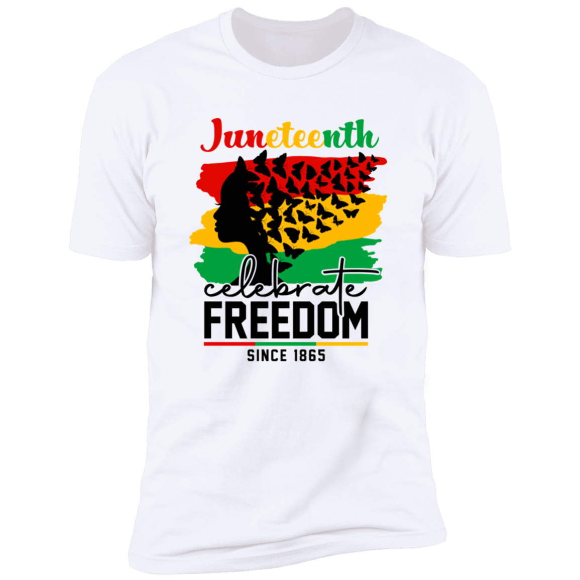 Juneteenth Celebrate Freedom T-Shirt-white