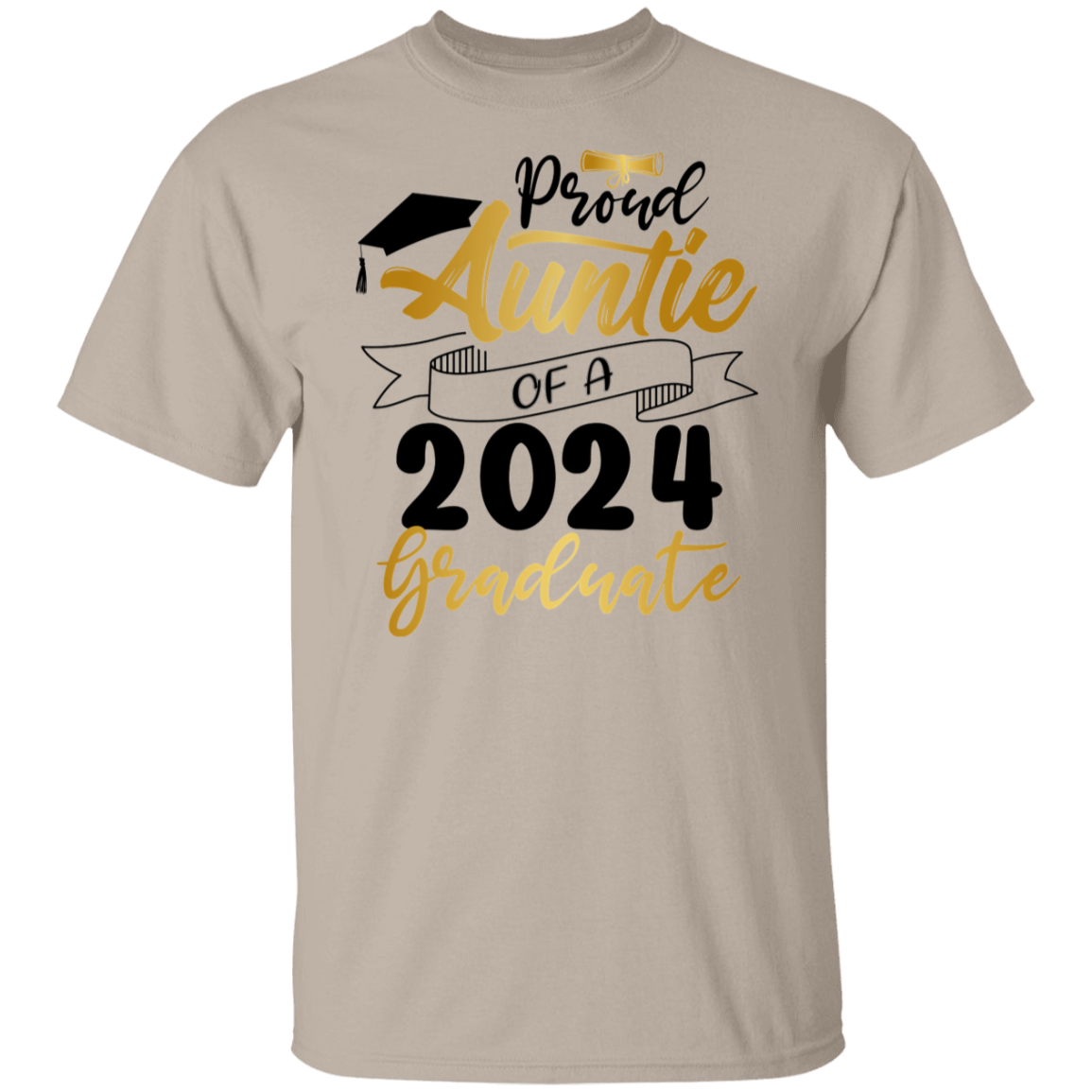 Proud Auntie Graduation T-Shirt 2024