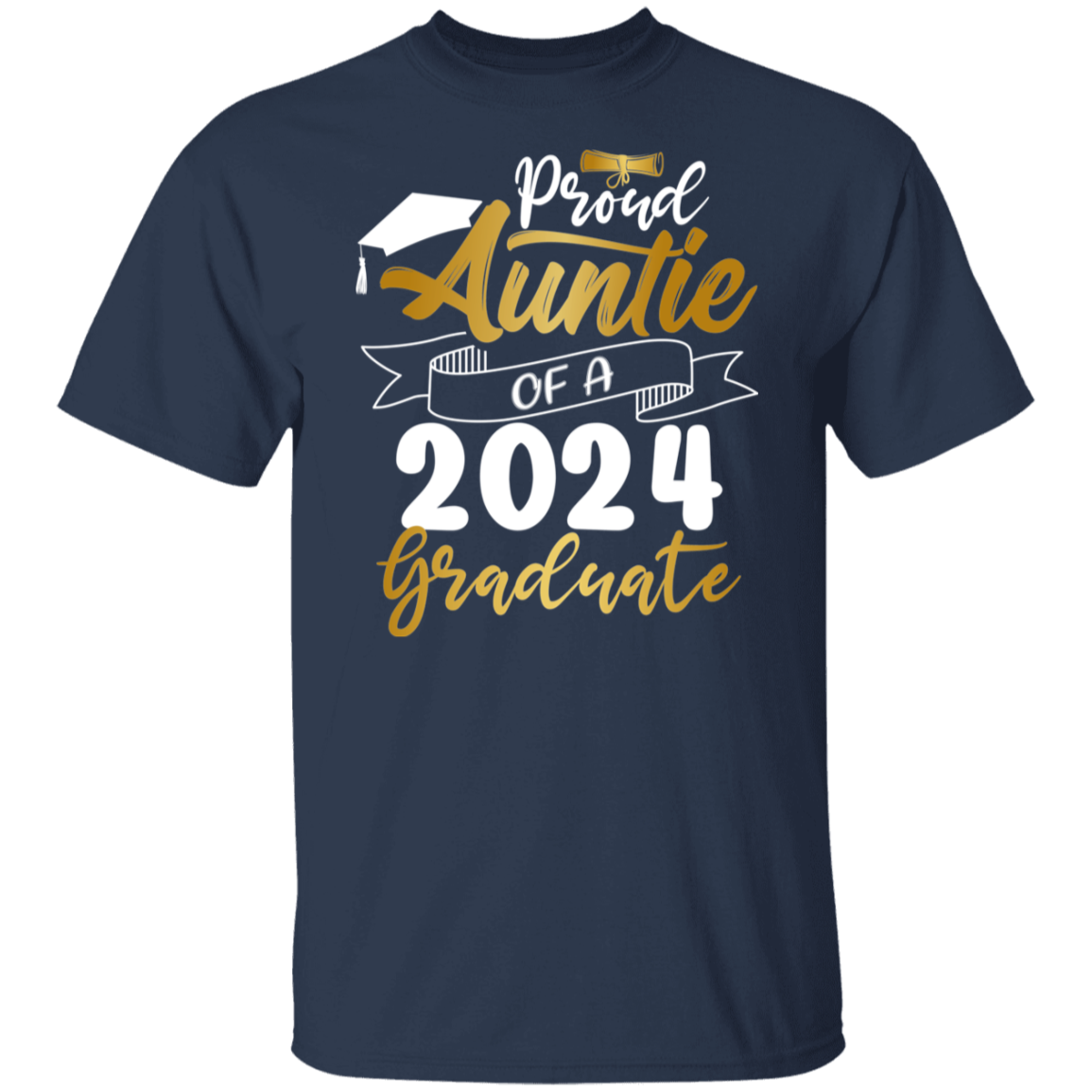 Proud Auntie Graduation T-Shirt 2024