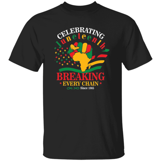 Kid's Juneteenth Breaking Every Chain T-Shirt