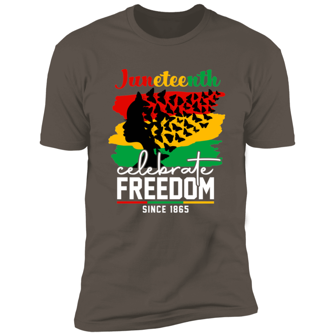 Juneteenth Celebrate Freedom T-Shirt-black