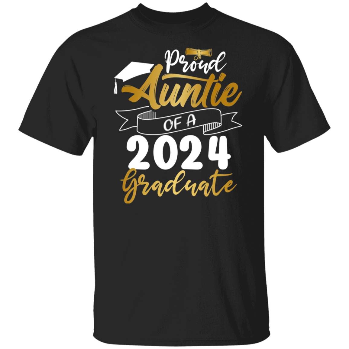 Proud Auntie Graduation T-Shirt 2024