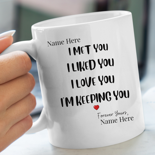 Personalized Name Forever Yours Mug
