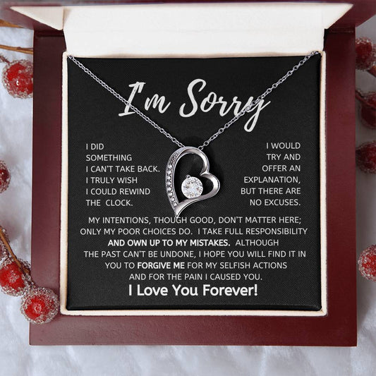 I'm Sorry Forever Love Necklace