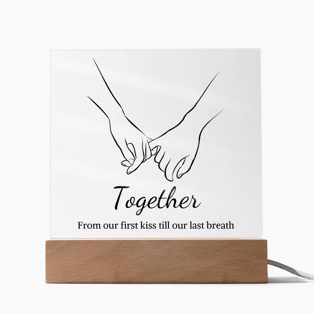 Together -  Square Shaped Acrylic Plaque