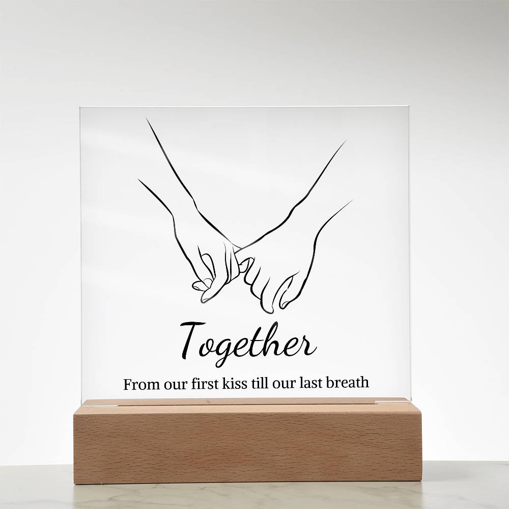 Together -  Square Shaped Acrylic Plaque