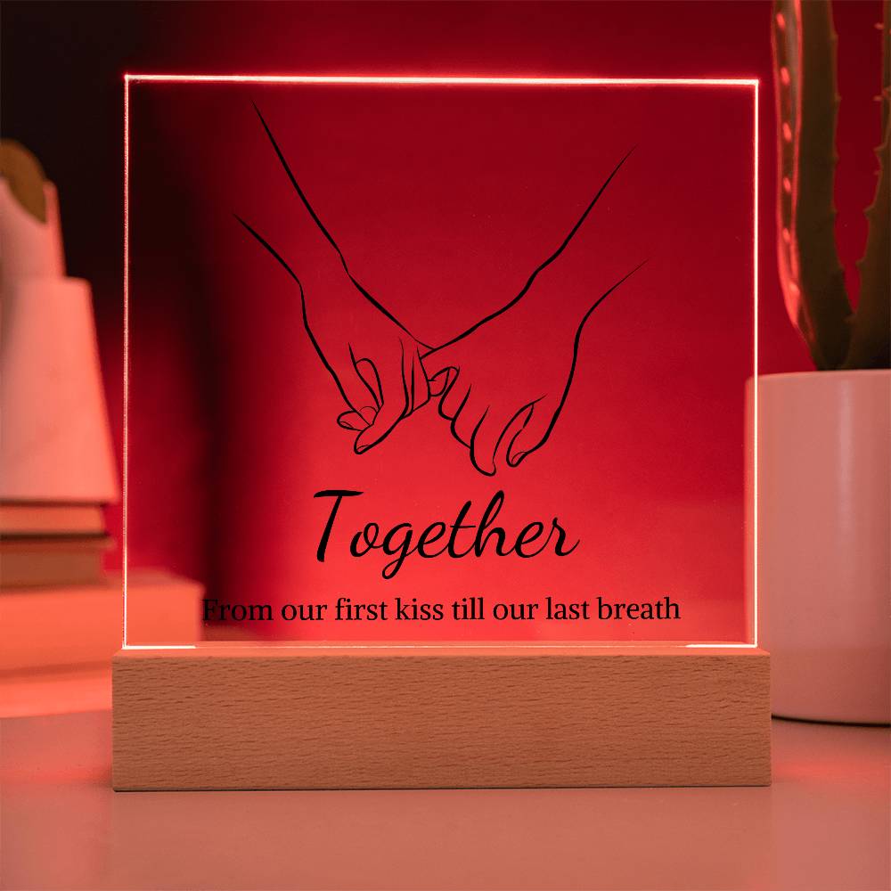 Together -  Square Shaped Acrylic Plaque