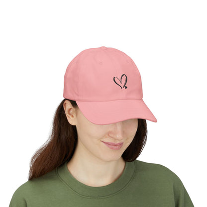 Love Heart Embroidery Baseball Cap