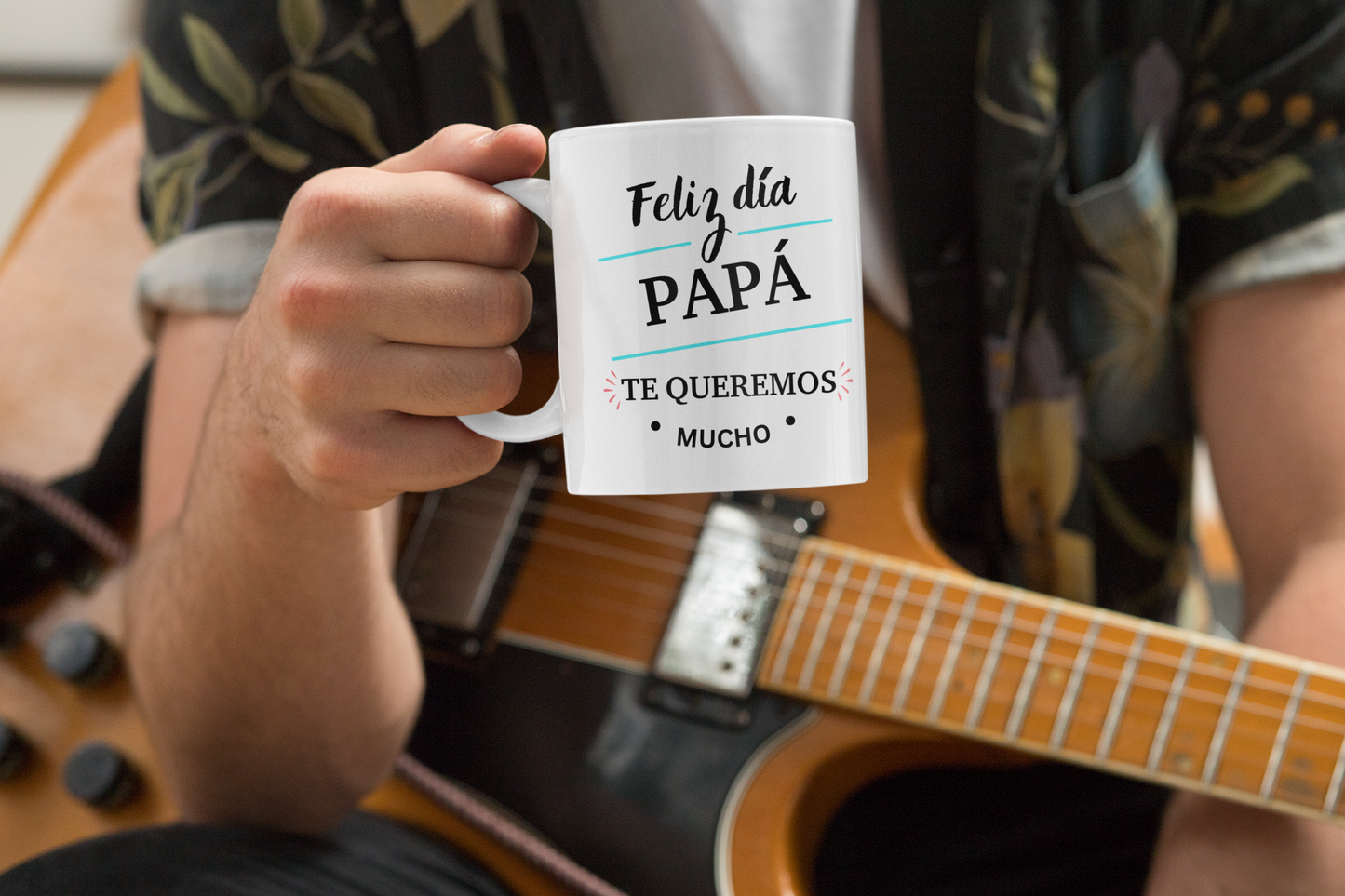 Father's Day Special: "Feliz Día Papá Te Queremos Mucho" 11oz Ceramic Mug
