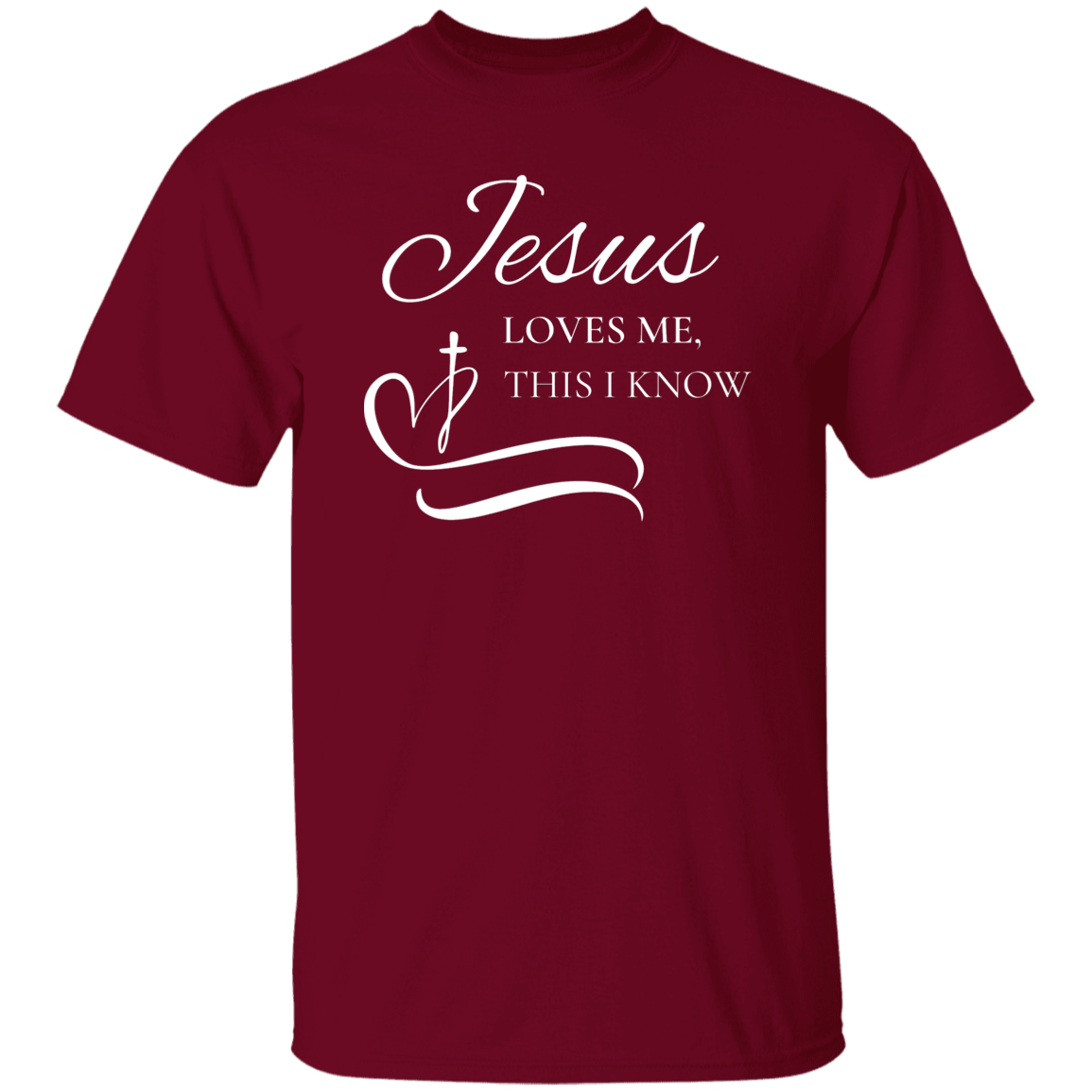 Jesus Loves Me Short Sleeve T-Shirt