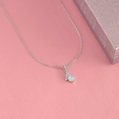 To My Mom Alluring Beauty Necklace From Daughter