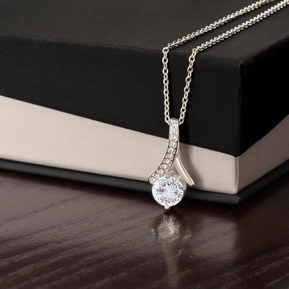 To My Mom Alluring Beauty Necklace From Daughter